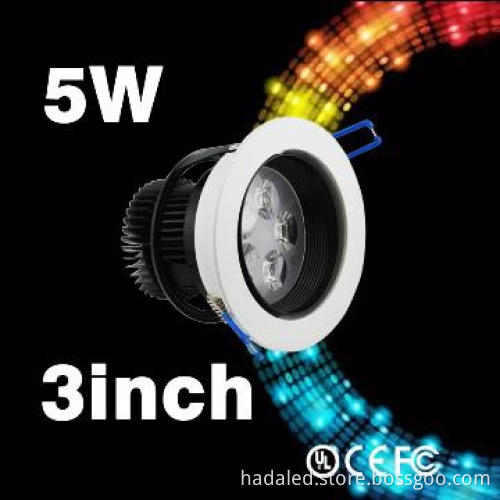Saving energy excellent bridgelux led chip ceiling led downlight